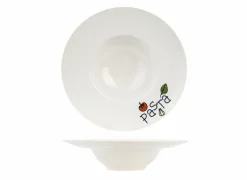 Pastabord Gedecoreerd Ø27cm - steen - multicolor