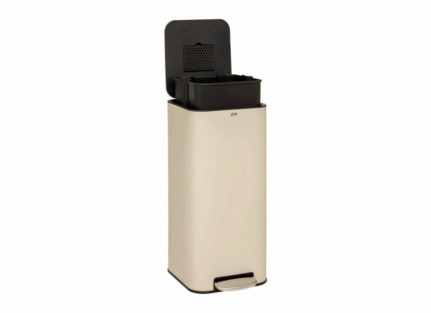 Pedaalemmer Delta 30L - staal - beige