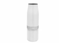 Peper en zoutmolen Elektrisch H18,3cm - glas/kunststof - wit