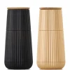 Peper en zoutmolen Scape H13cm - kunststof - zwart & goud