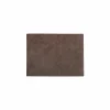 Placemat Troja 33x45cm - lederlook - koffie