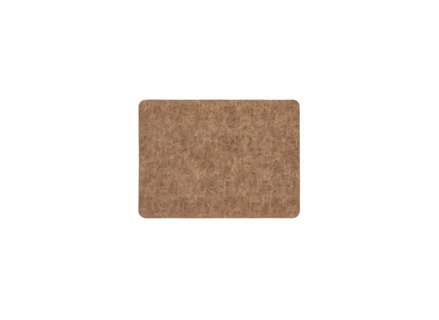 Placemat Truman 33x45cm - lederlook - walnoot