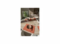 Placemat Vera 33x45cm - katoen & stof - rood