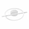 Plafondlamp Amandolo 40x30cm 17W LED aluminium wit