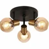 Plafondlamp Ø17cm 3x40W E14