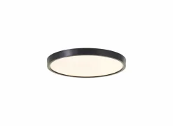 Plafondlamp Galo Ø30cm - kunststof - zwart