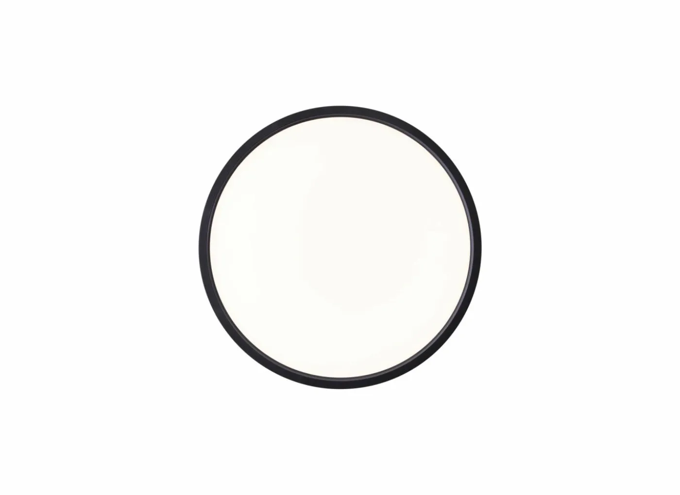 Plafondlamp Galo Ø30cm - kunststof - zwart