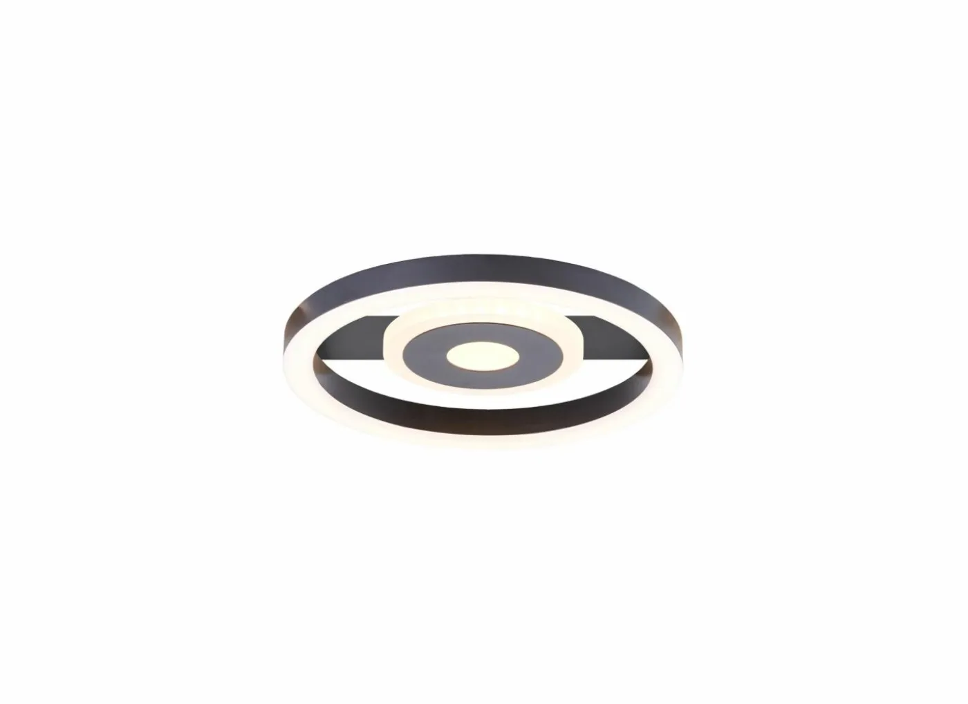 Plafondlamp Maureen Ø20cm - metaal/kunststof - zwart