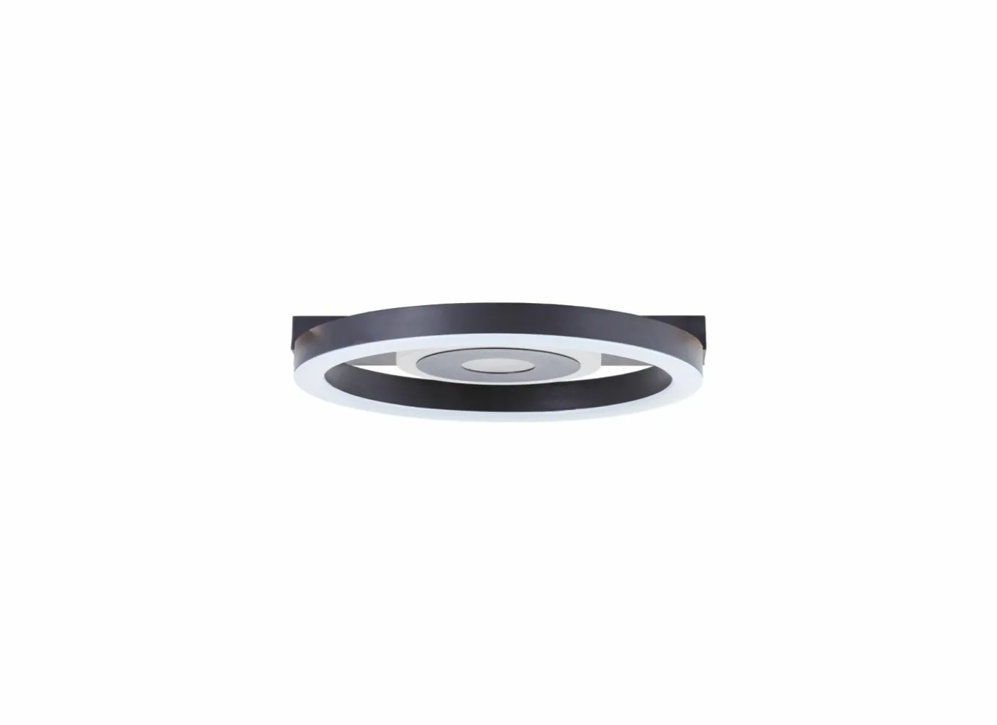 Plafondlamp Maureen Ø20cm - metaal/kunststof - zwart