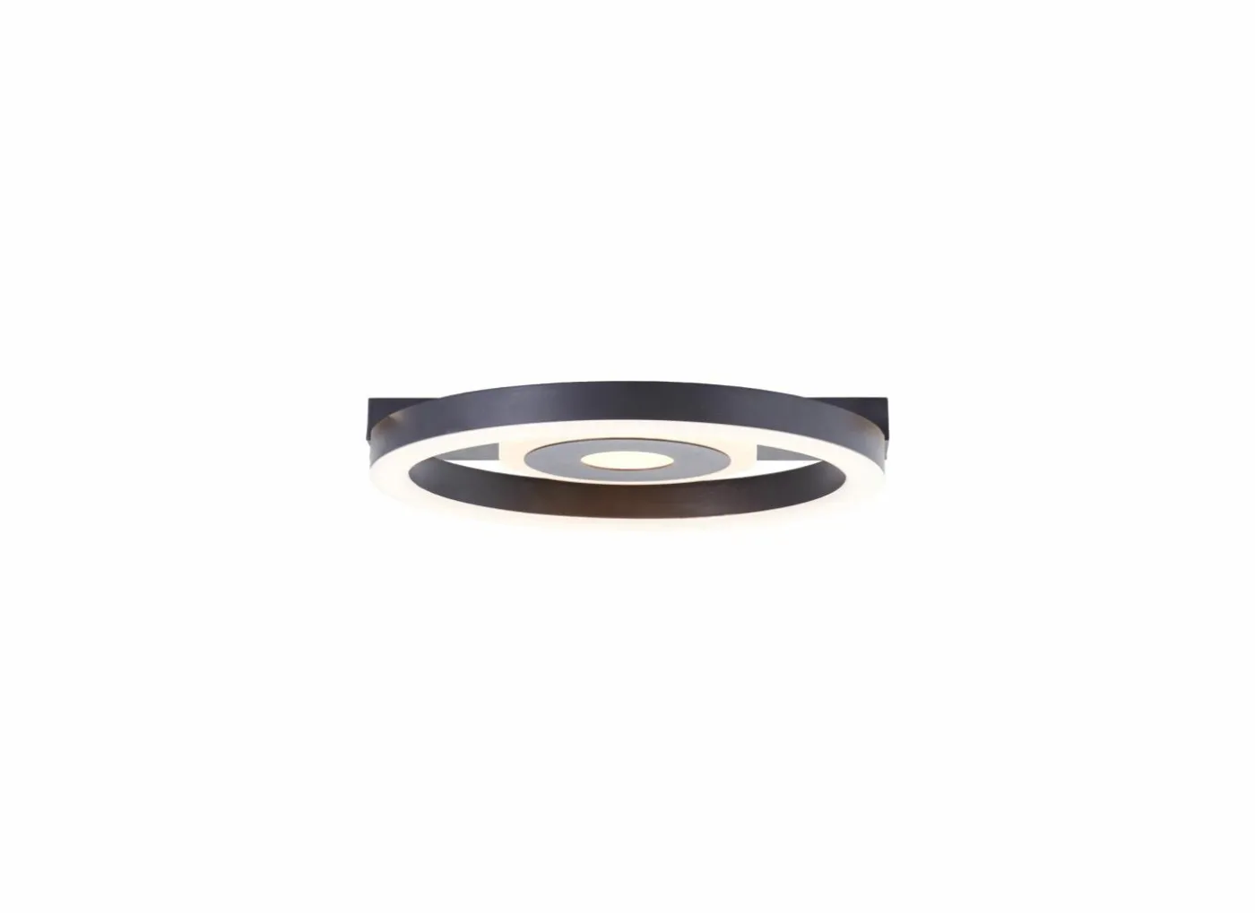 Plafondlamp Maureen Ø20cm - metaal/kunststof - zwart