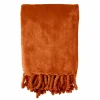 Plaid Florijn 150x200cm - polyester - rood