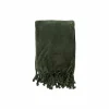 Plaid Florijn 150x200cm - polyester - groen