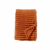 Plaid Ricky 150x200cm - polyester - oranje & rood