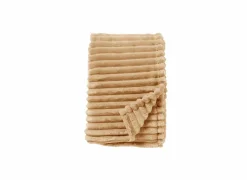Plaid Ricky 150x200cm - polyester - beige & bruin