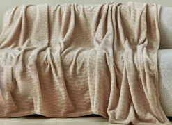 Plaid Valencia 150x200cm - microvezel - bois