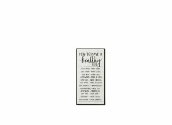 Plakkaat Healthy Life 32,5x62,2cm