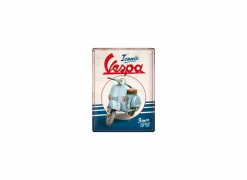 Plakkaat Vespa 40x30cm - metaal - multicolor
