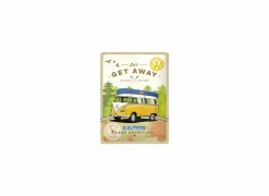 Plakkaat Volkswagen 40x30cm - metaal - multicolor
