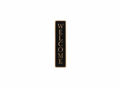 Plakkaat Wilfried H57cm - MDF - bruin/zwart