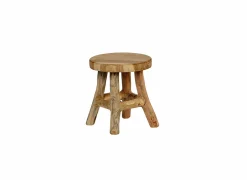 Plantenkrukje Teak H22cm
