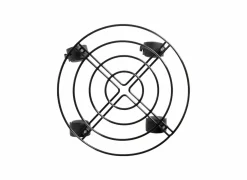 Plantenroller Ø28,4cm - metaal - zwart