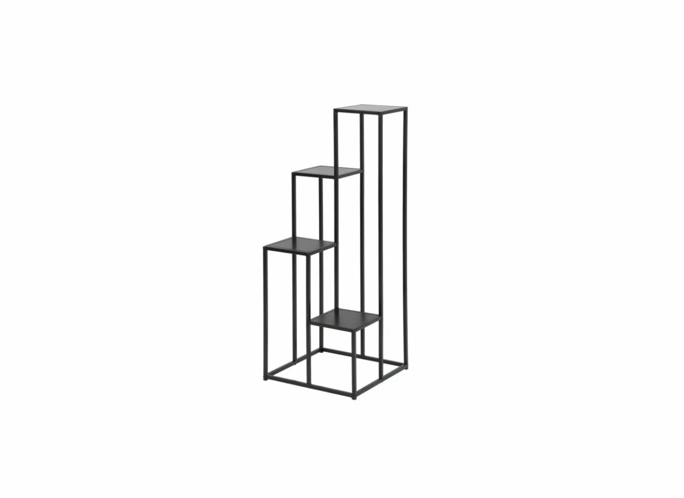 Plantenstandaard Erin 40x100x40cm - metaal - zwart