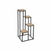 Plantenstandaard 36x88,5x36cm - den massief - zwart