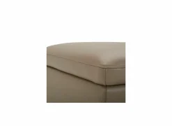 Poef Back 102x71x44cm - natuurleder - camel met opbergruimte
