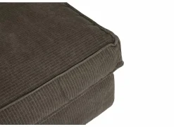 Poef Marlon 105x105x51cm - stof - bruin