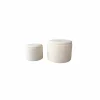 Poef Mouflon Ø52cm - bouclé - beige - set van 2
