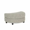 Poef Nest 91x60x42cm - stof - frost