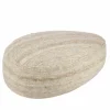 Poef Steen 90x60x30cm - stof - beige