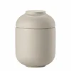 Pot met deksel - keramkiek - zand