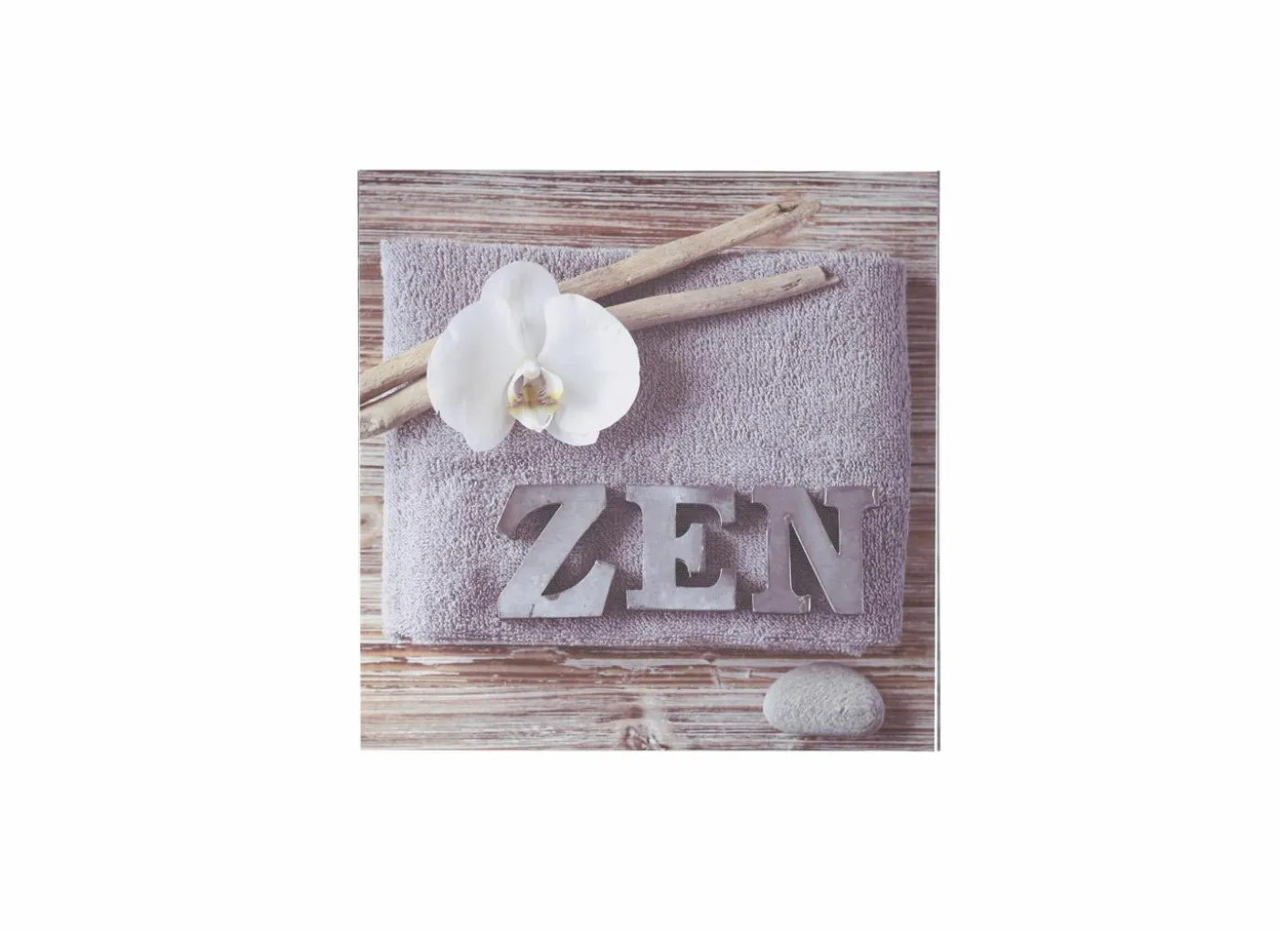 Print op canvas Zen 28x28cm