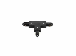 Railverlichting T-connector monofase binnen aarding zwart