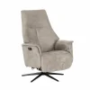 Relaxzetel 8122 elektrisch - stof - klei