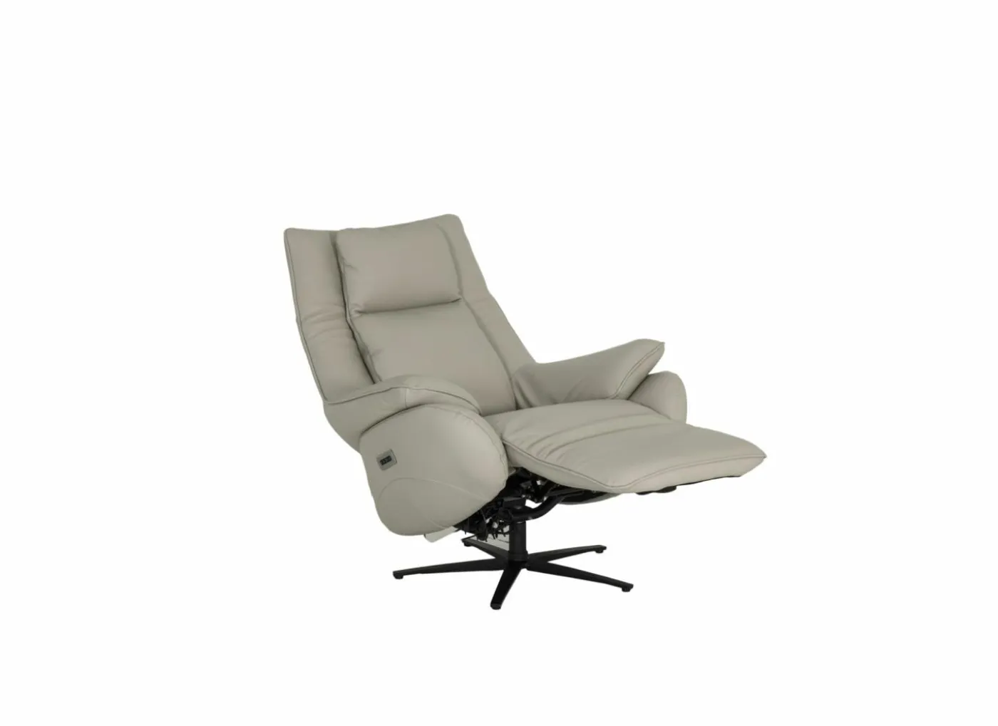 Relaxzetel A1167 elektrisch - stof - zilver