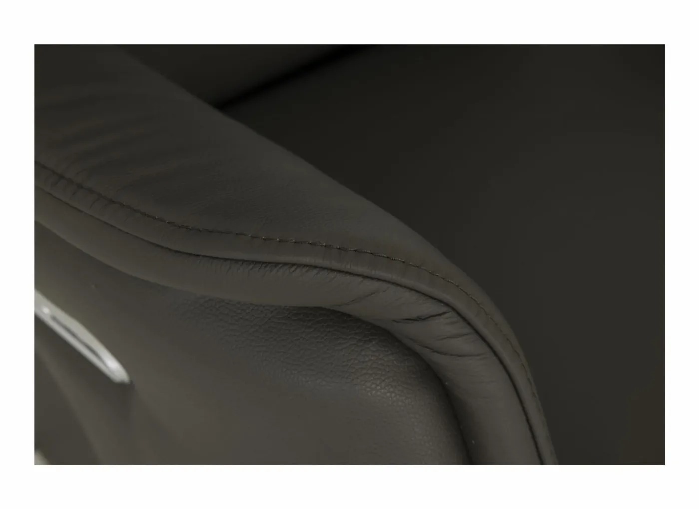 Relaxzetel Adamello elekrisch leder en lederlook bruin