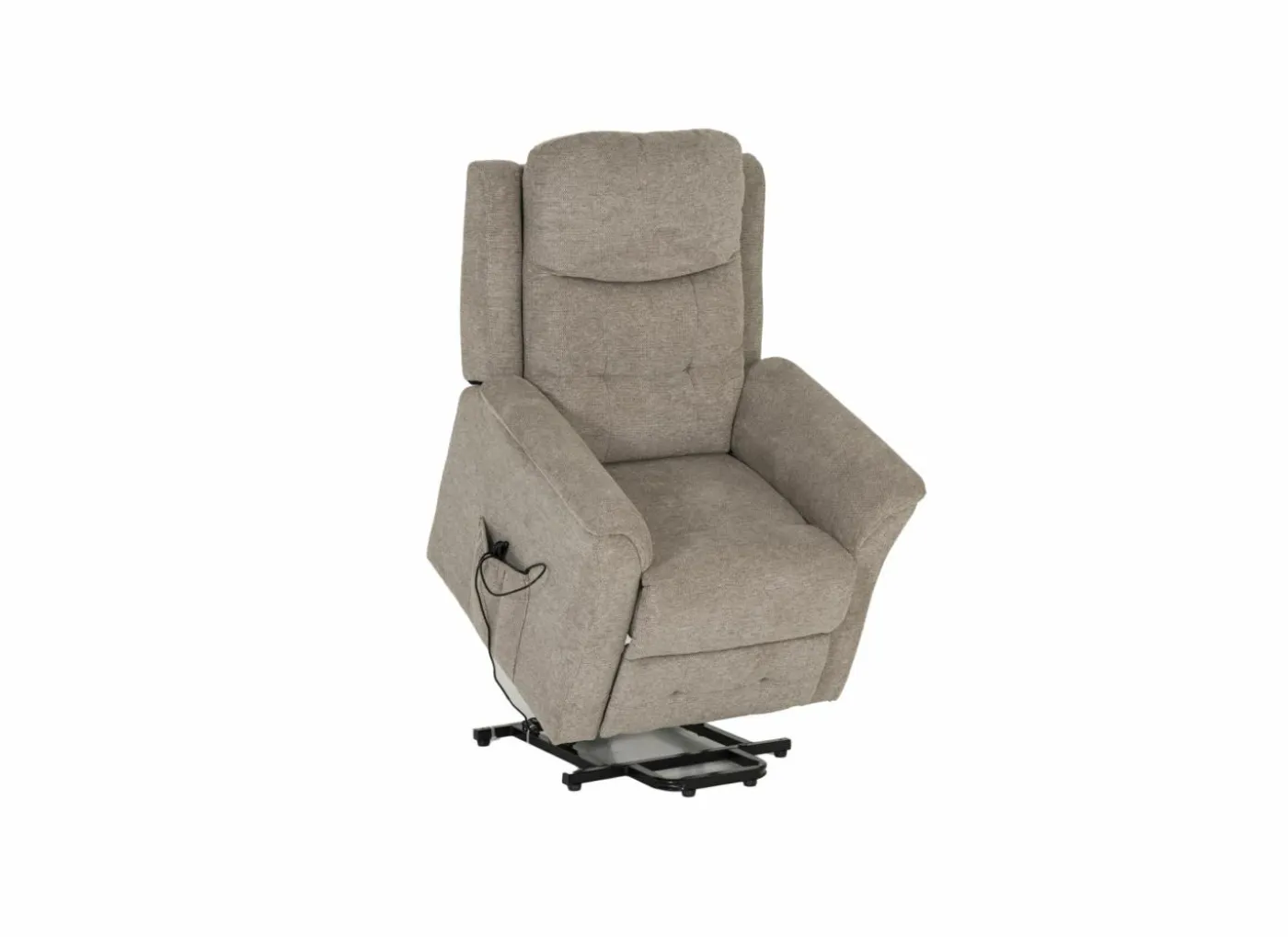 Relaxzetel Cosima elektrisch - stof - beige