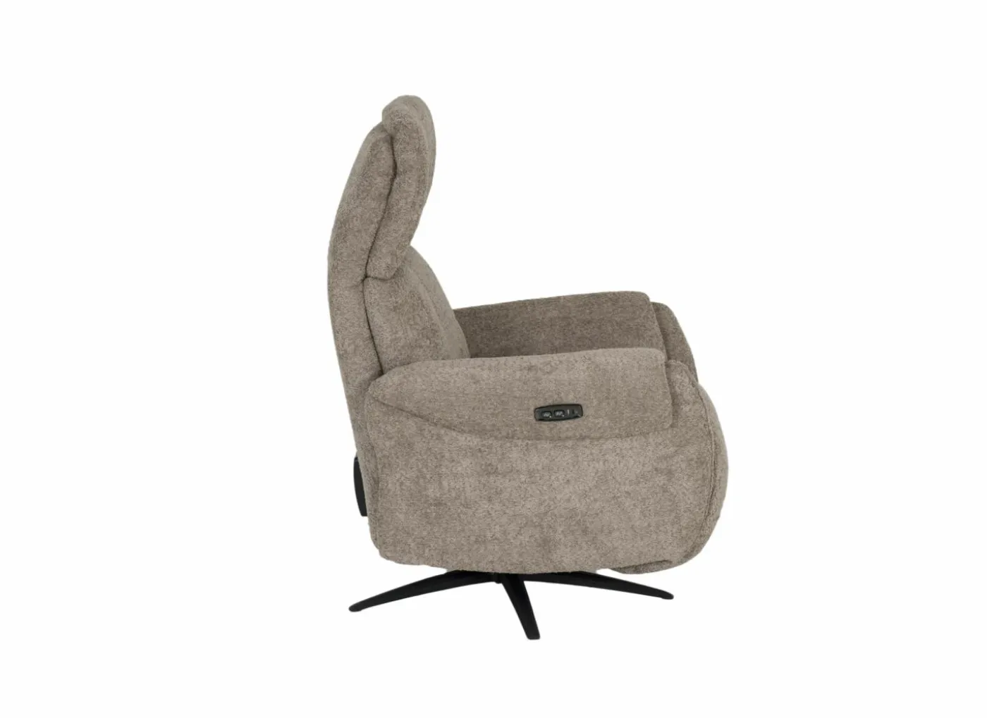 Relaxzetel Cult elektrisch - stof - khaki met batterij