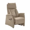 Relaxzetel EC22138  elektrisch - leder - belvita pearl met opstahulp en hartbalansfunctie