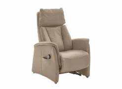 Relaxzetel EC22138 Â elektrisch - leder - belvita pearl met elektrische hoofdsteun