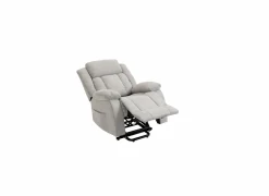 Relaxzetel Eirene elektrisch - stof - zilver