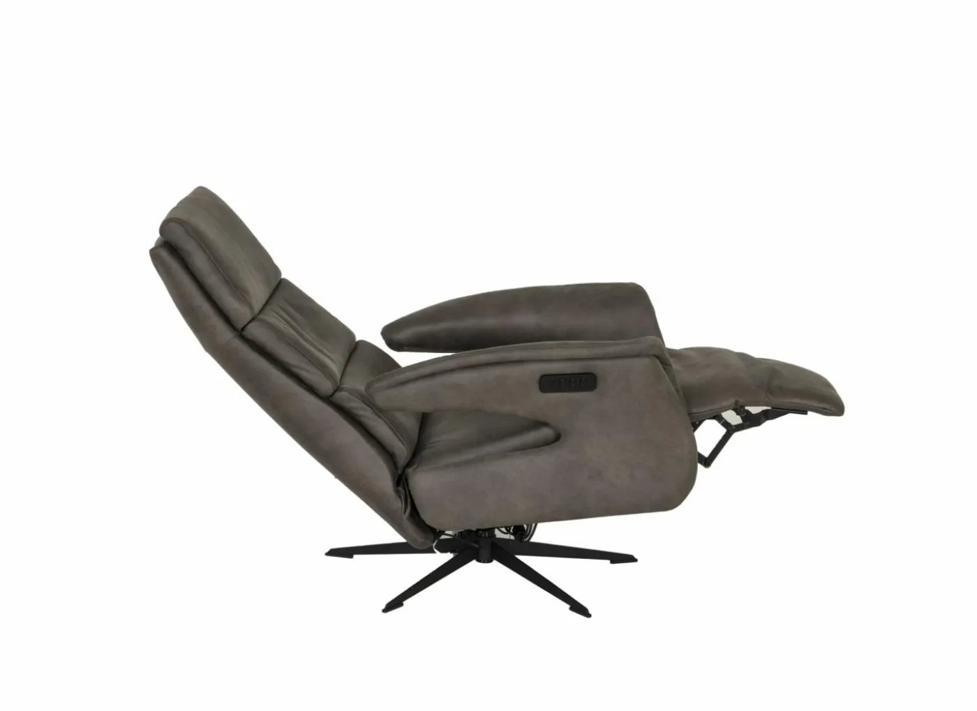Relaxzetel elektrisch - stof - antraciet