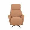 Relaxzetel Harp TVCHB elektrisch - stof - burnt orange met 2 motoren & accu
