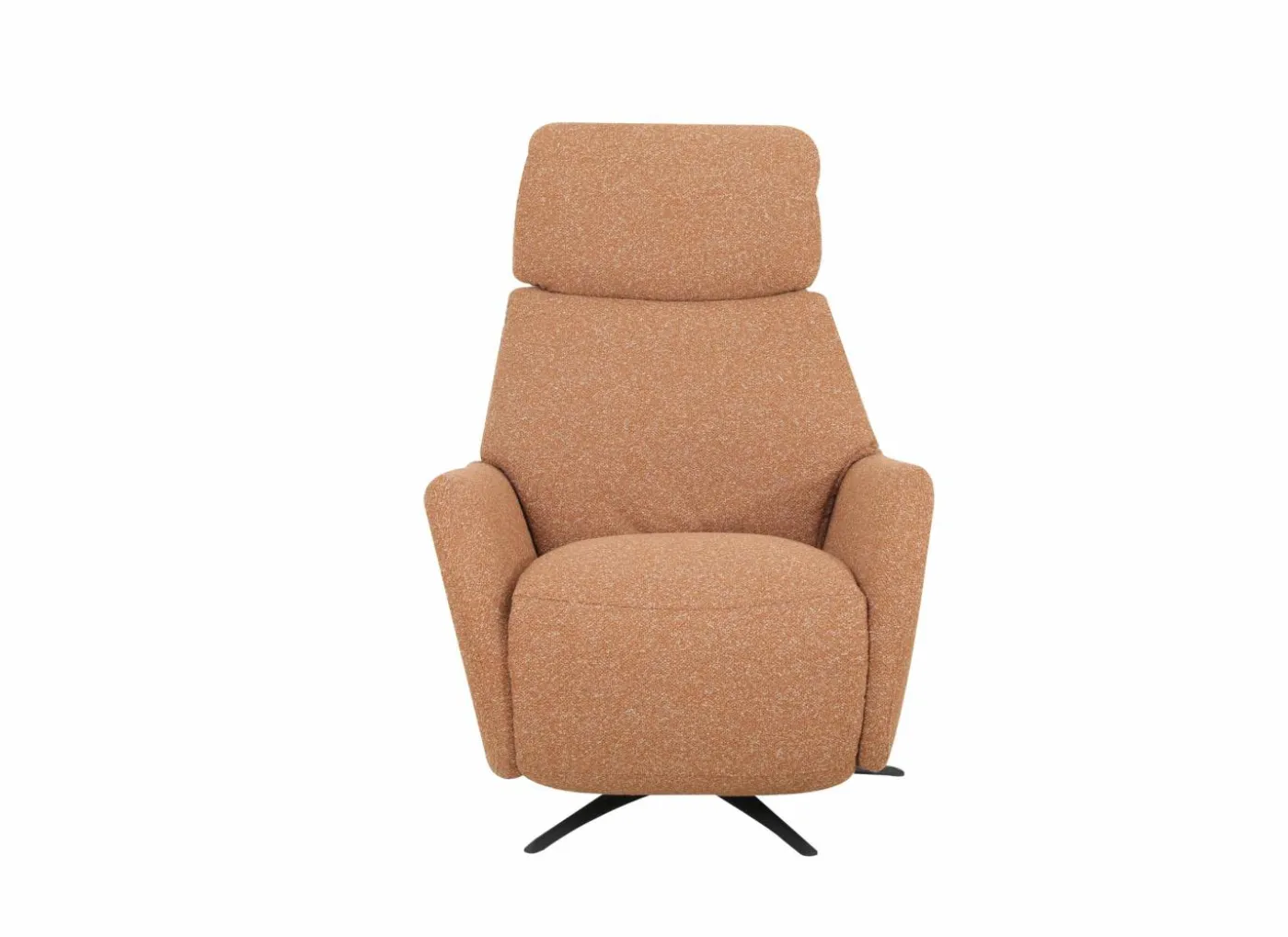 Relaxzetel Harp TVCHB elektrisch - stof - burnt orange met 2 motoren & accu