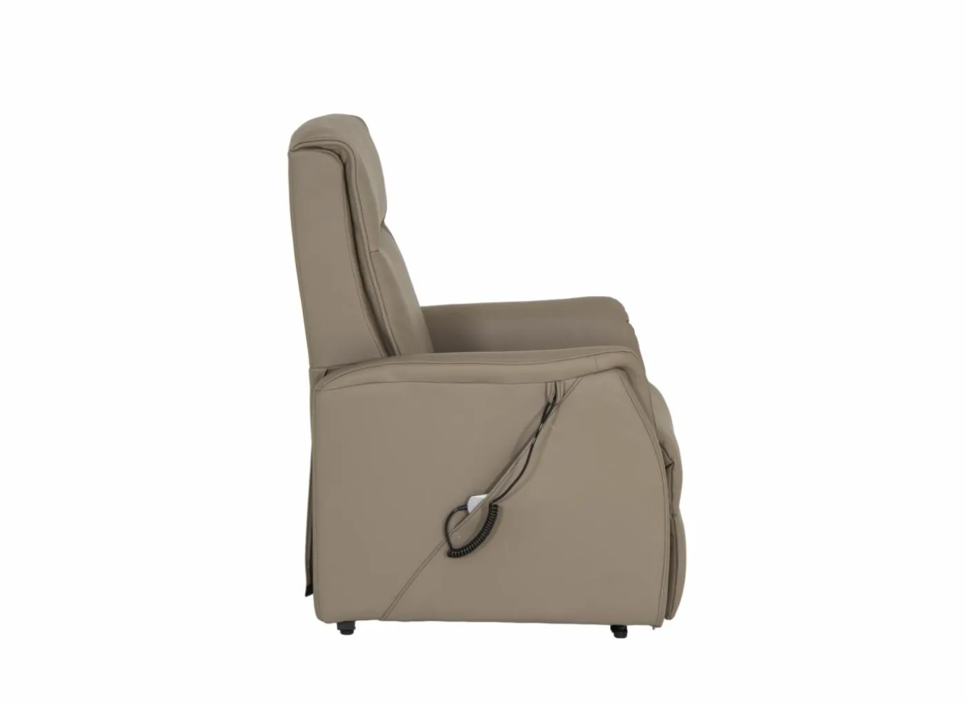 Relaxzetel Pope elektrisch - lederlook - earth