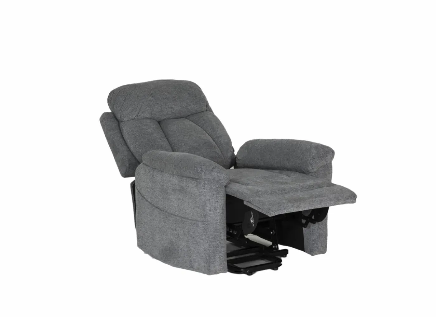 Relaxzetel Porter elektrisch - stof - grijs