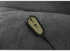 Relaxzetel Porter elektrisch - stof - grijs