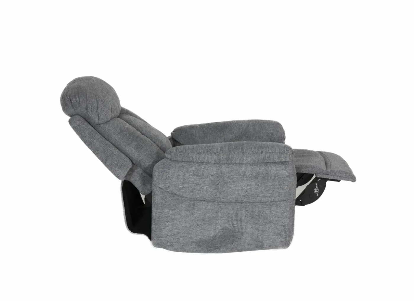 Relaxzetel Porter elektrisch - stof - grijs
